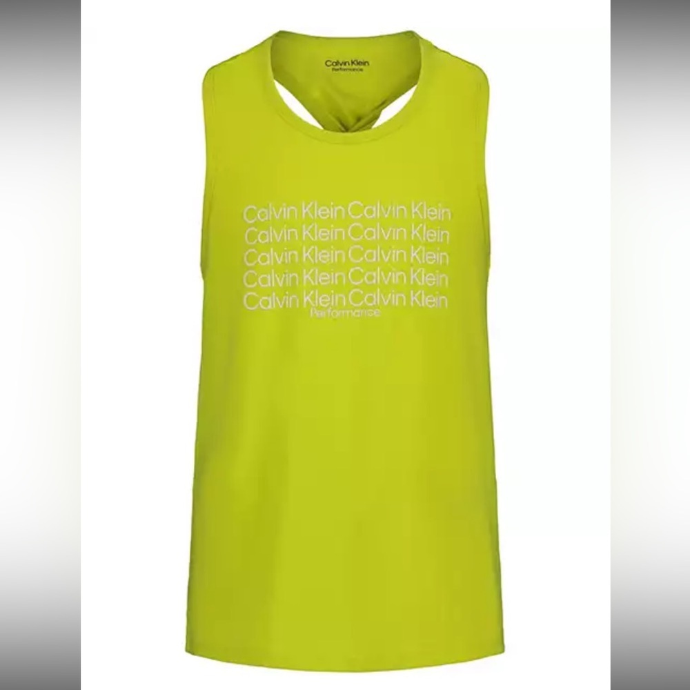 Calvin Klein Performance Big Girls Twist Racerback Logo Tank‎ Top | NEW/NWT!!⭐️